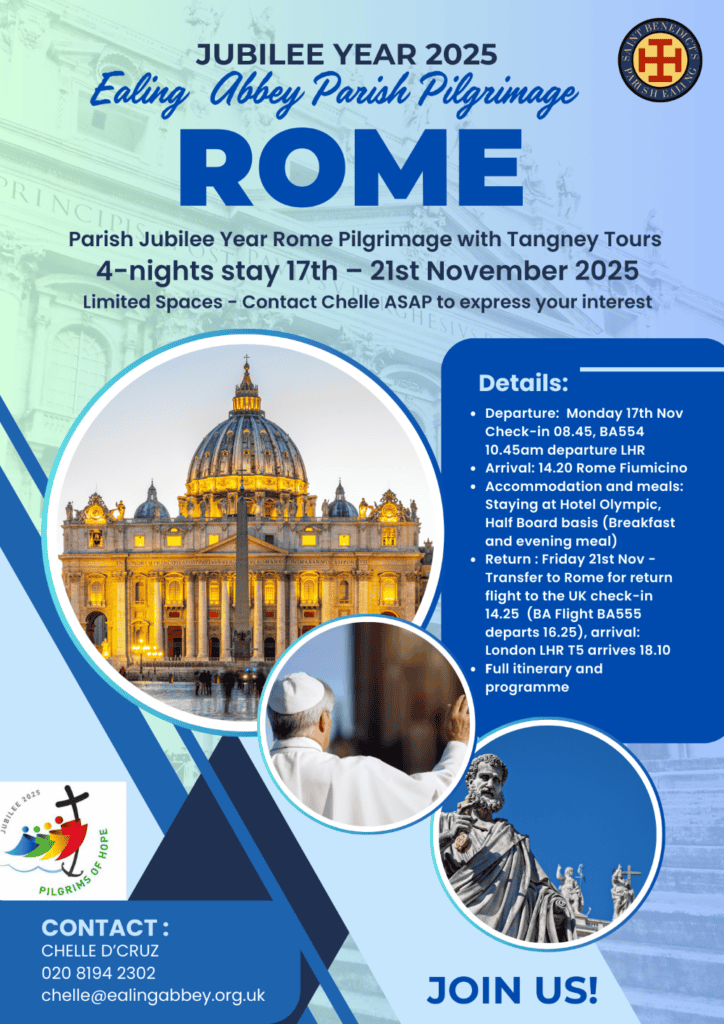 ParishPilgrimage NovRome JubileeYear2025PosterRESIZED